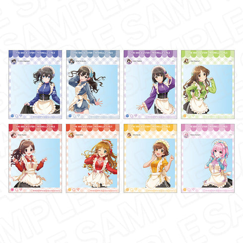 『アイドルマスター シンデレラガールズ』SNS風クリアスナップ(ブラインド) ジャージメイド ver. セット